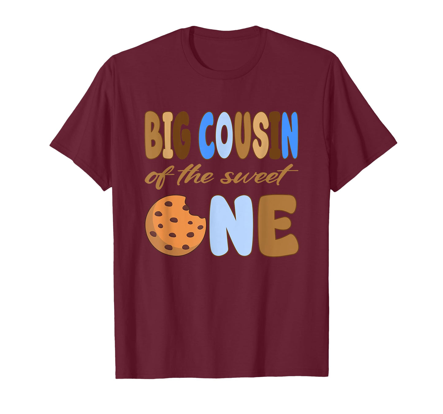 Big Cousin of The Sweet One 1st Birthday Cookie Bday Party T-Shirt