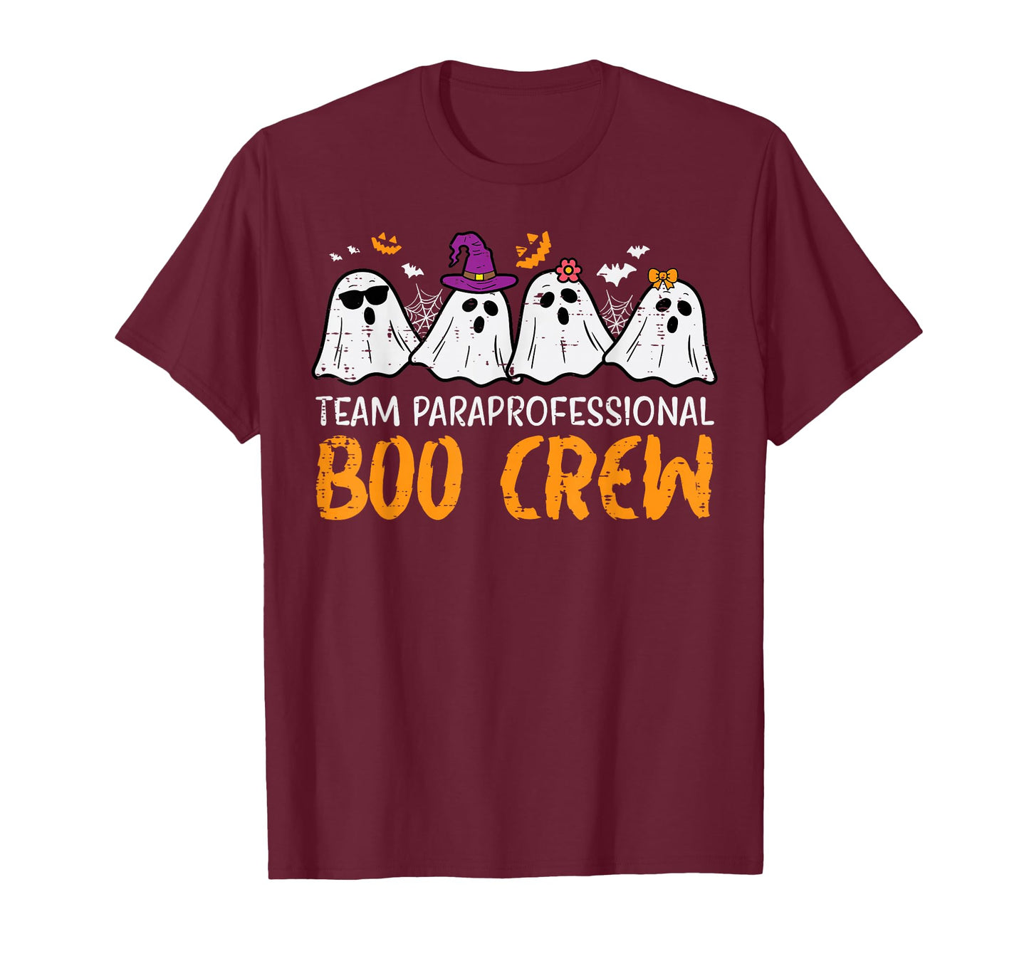 Halloween Team Paraprofessional Boo Crew Para Costume Women T-Shirt