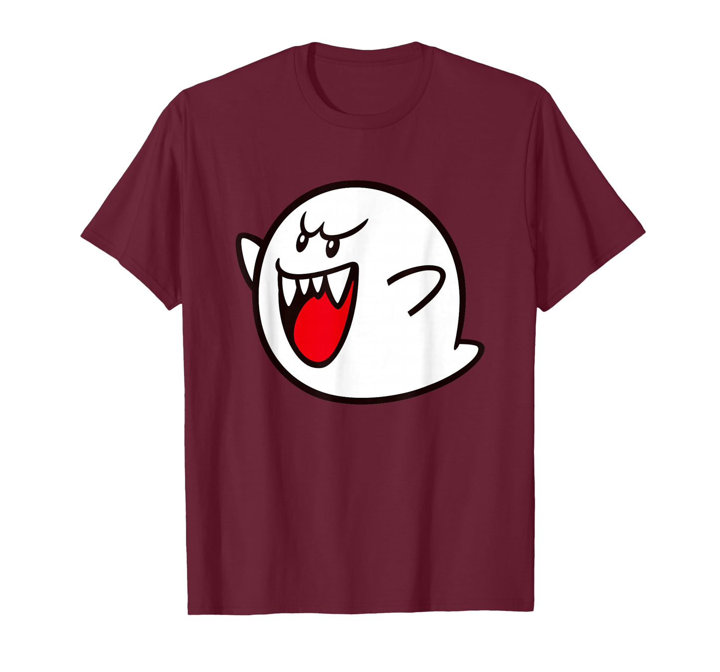 Super Mario Boo Spooky Big Character Icon T-Shirt