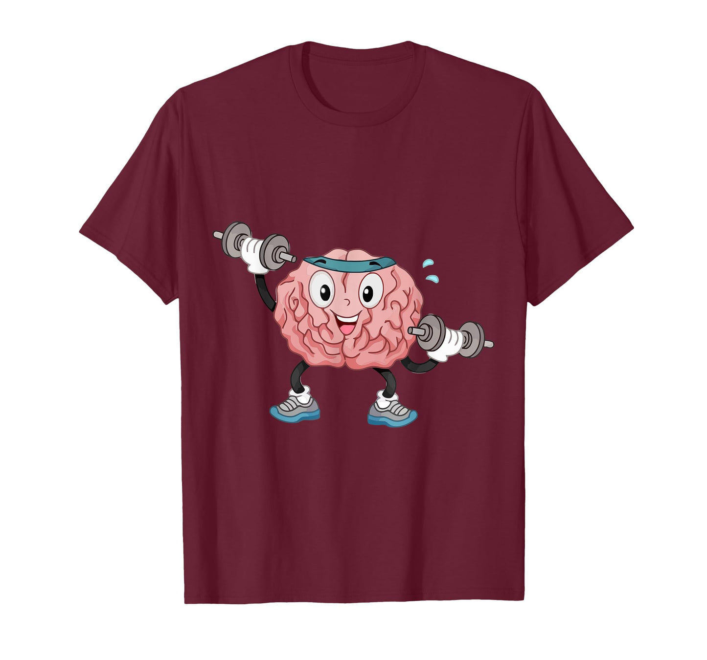 Exercise Your Brain - Work Out Your Brain Teacher Men Women Girls Kids T-Shirt