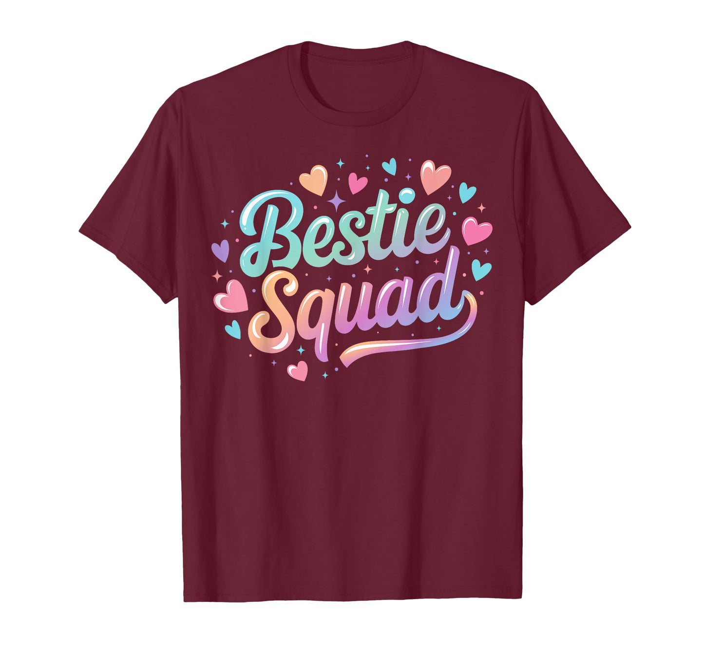 Funny Tie Dye Best Friend Matching Bestie Squad BFF Cute T-Shirt