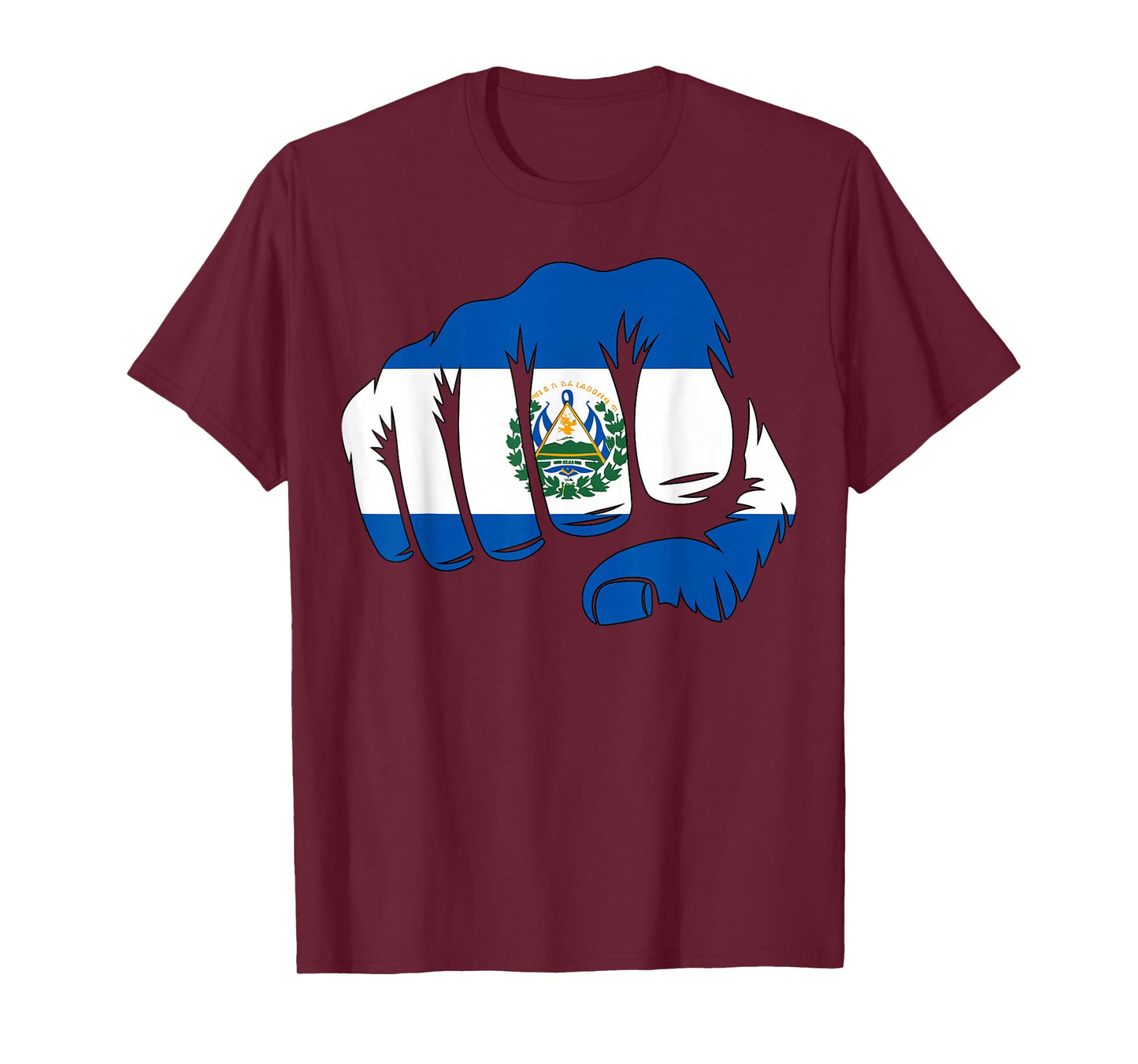 El Salvador Flag Fist T-Shirt