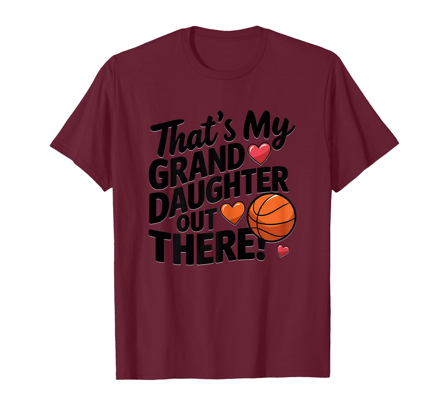 Basketball Grandma That's My Granddaughter Out There Cute T-Shirt