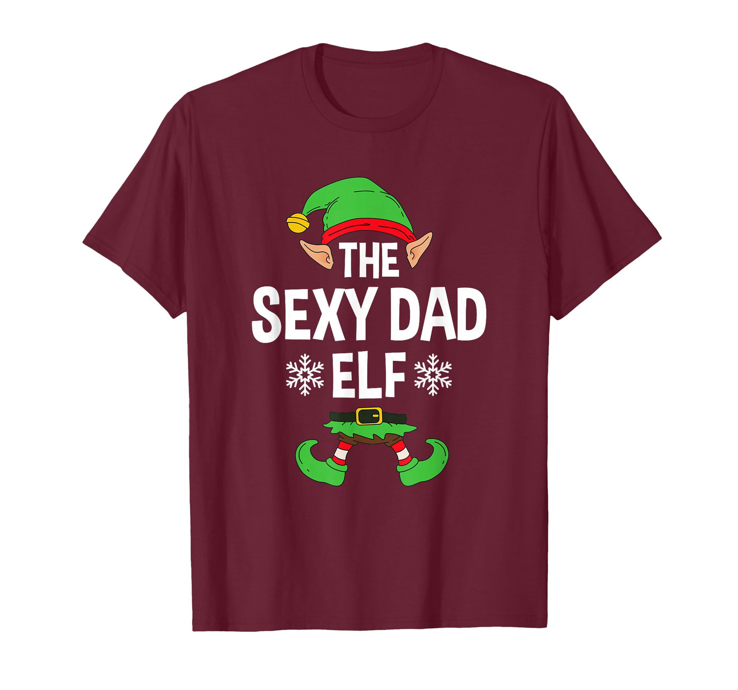 The Sexy Dad Elf Party Family Group Matching Father X-Mas T-Shirt