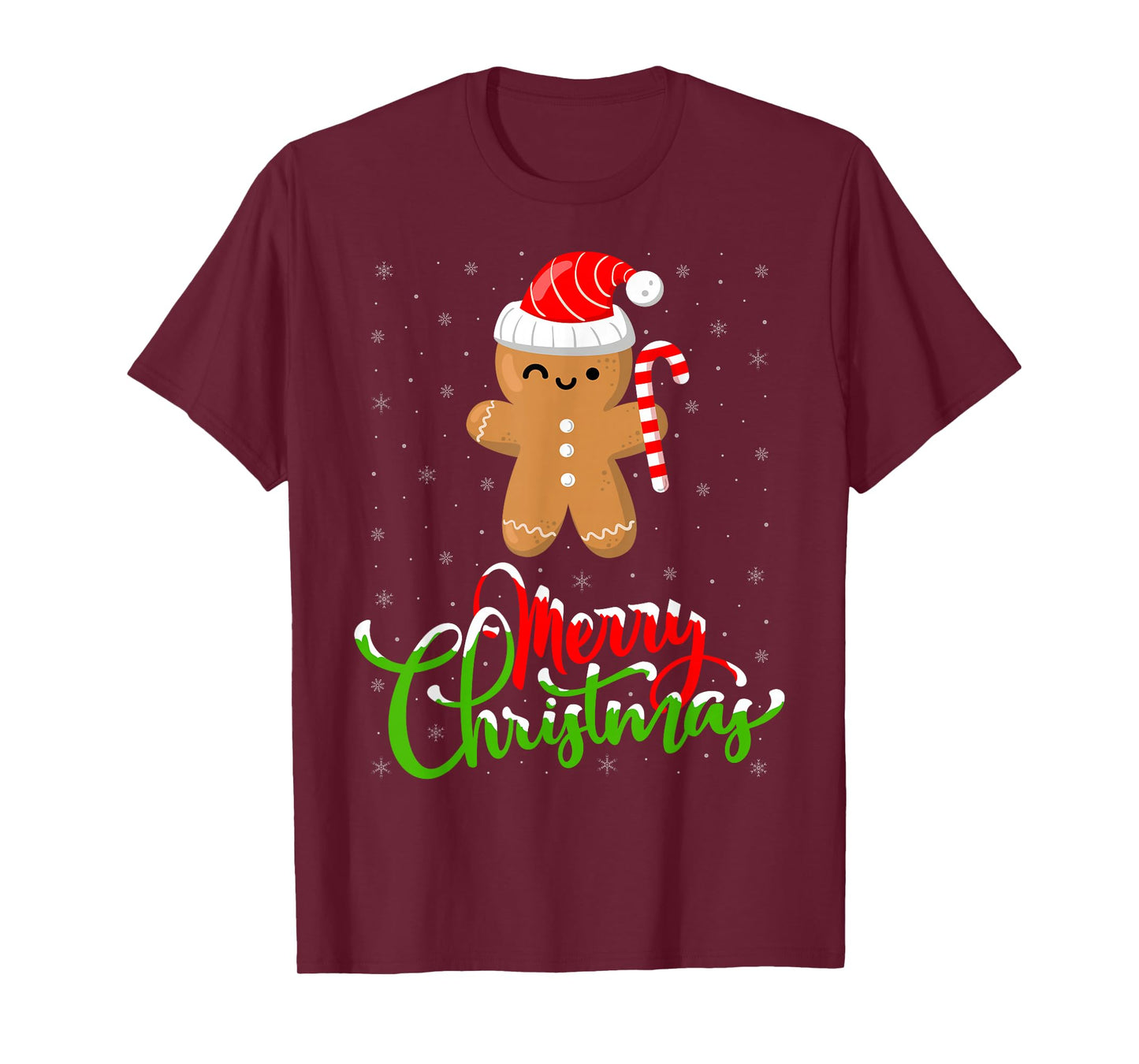 Merry Christmas Funny Gingerbread Cookie Baking Christmas T-Shirt