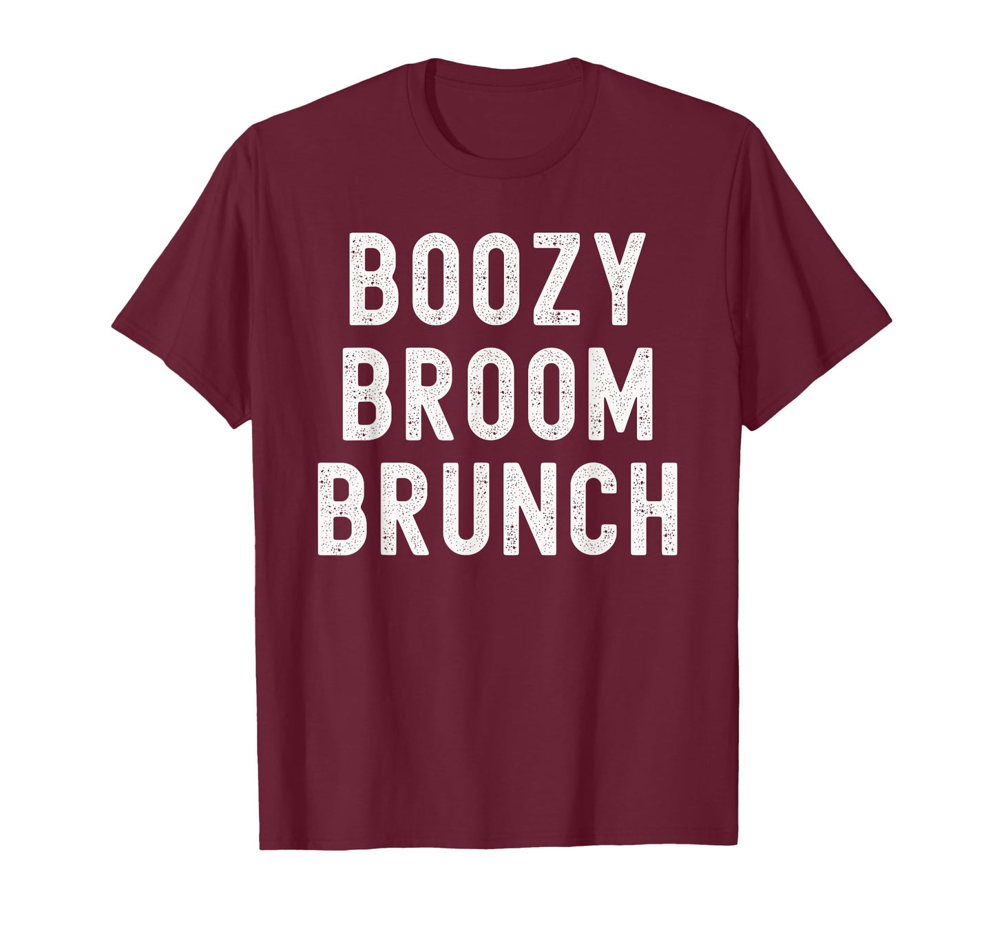 Boozy Broom Brunch Funny Drinking Halloween Costume T-Shirt