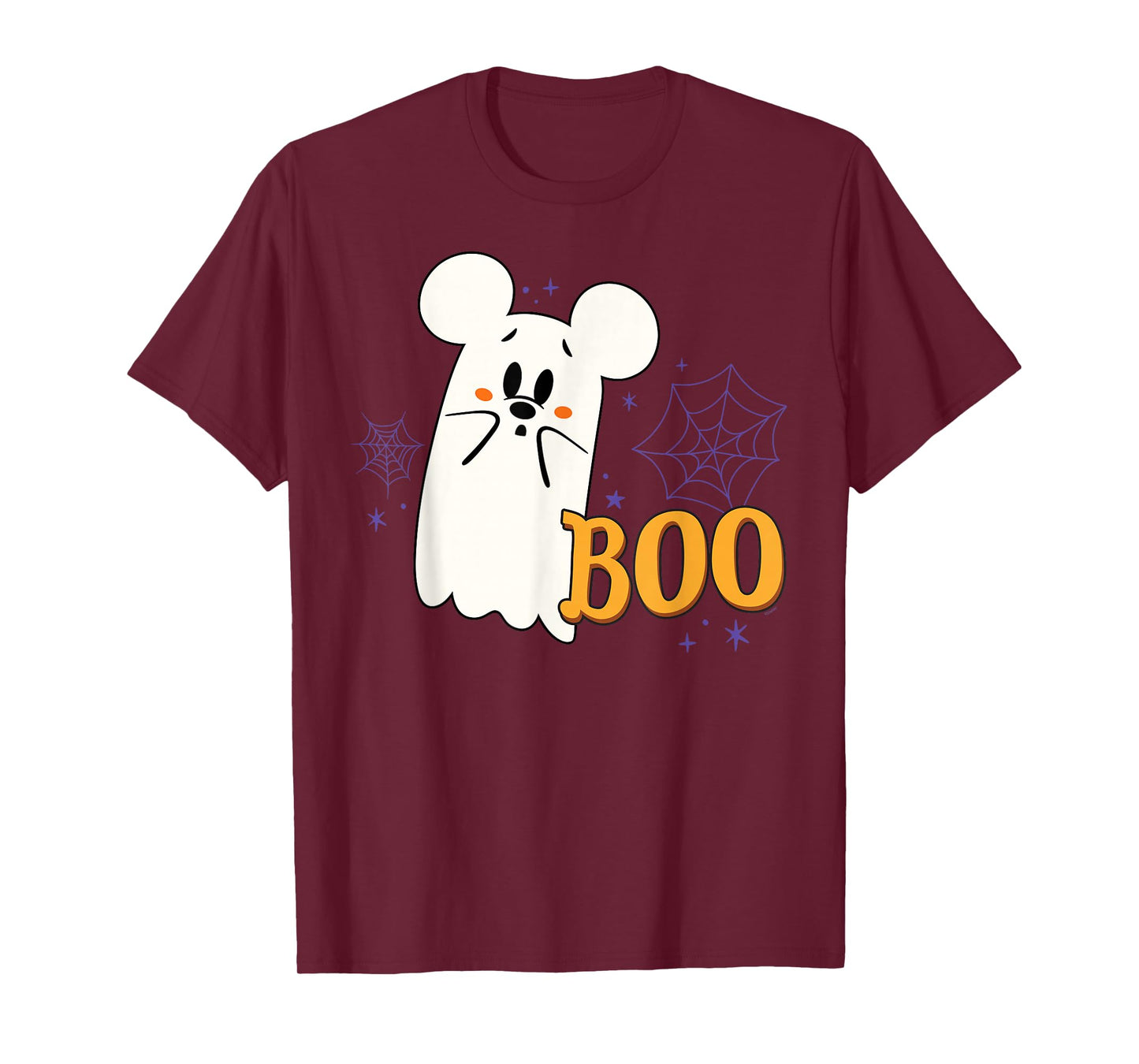Disney Mickey Mouse Cute Little Ghost Boo Halloween T-Shirt