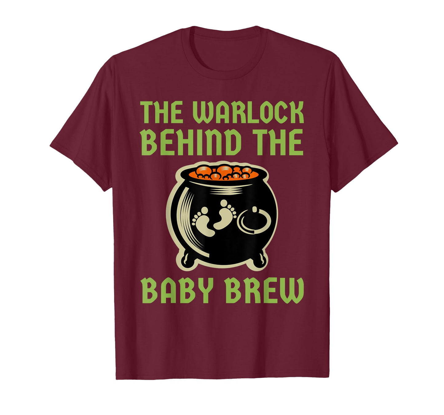 The Warlock Behind The Baby Brew, Halloween New Dad To Be T-Shirt