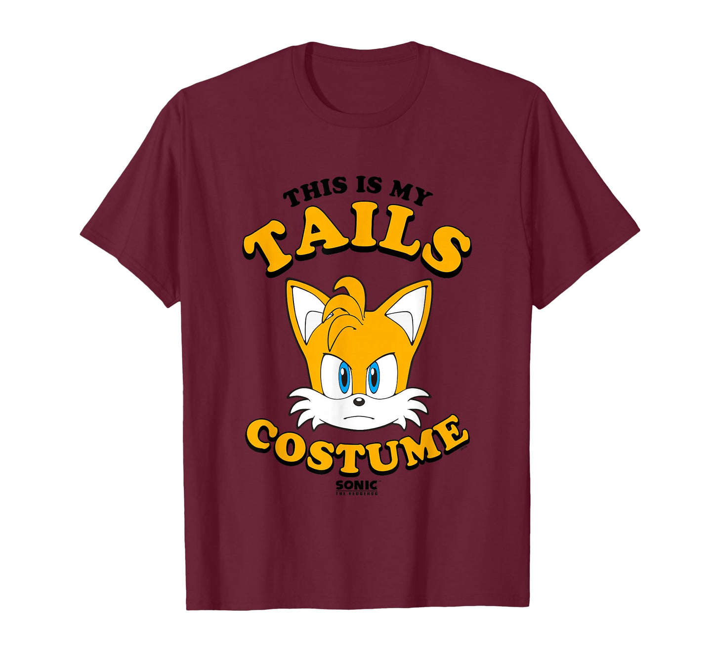 Sonic The Hedgehog Halloween This Is My Tails Costume T-Shirt