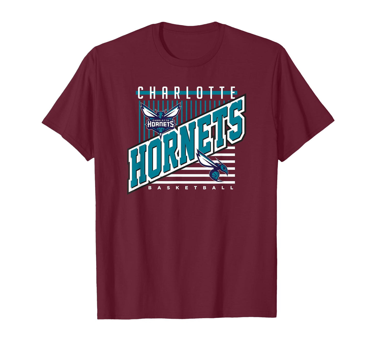 Charlotte Hornets NBA Rise Above T-Shirt - Men's, Women's, Kids' Unisex - Black - Small - Short Sleeve - Classic Fit - Polyester 100% - Imported - Sports Fan T-Shirt