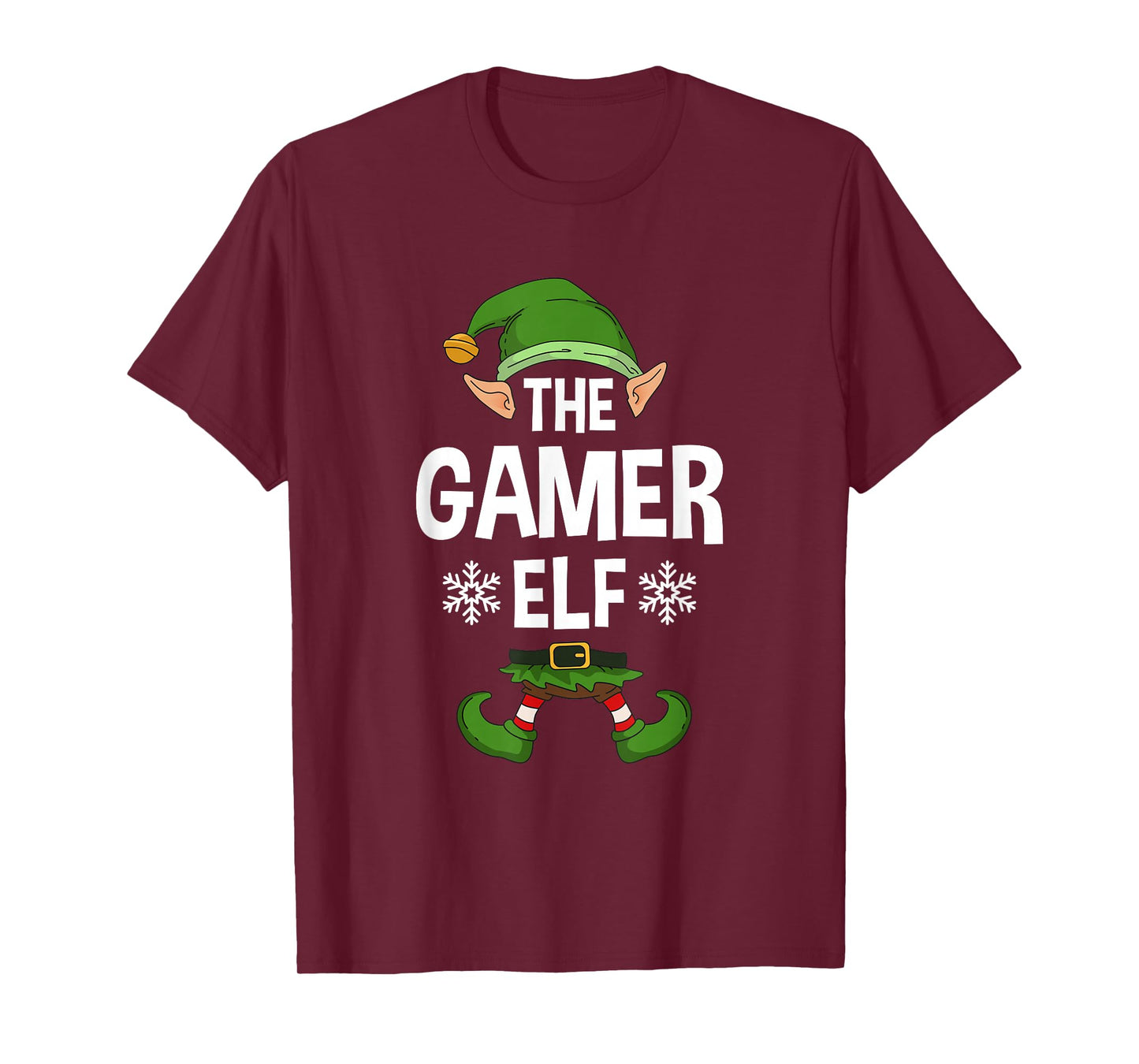 The Gamer Elf Party Family Group Matching X-Mas Gaming Quote T-Shirt