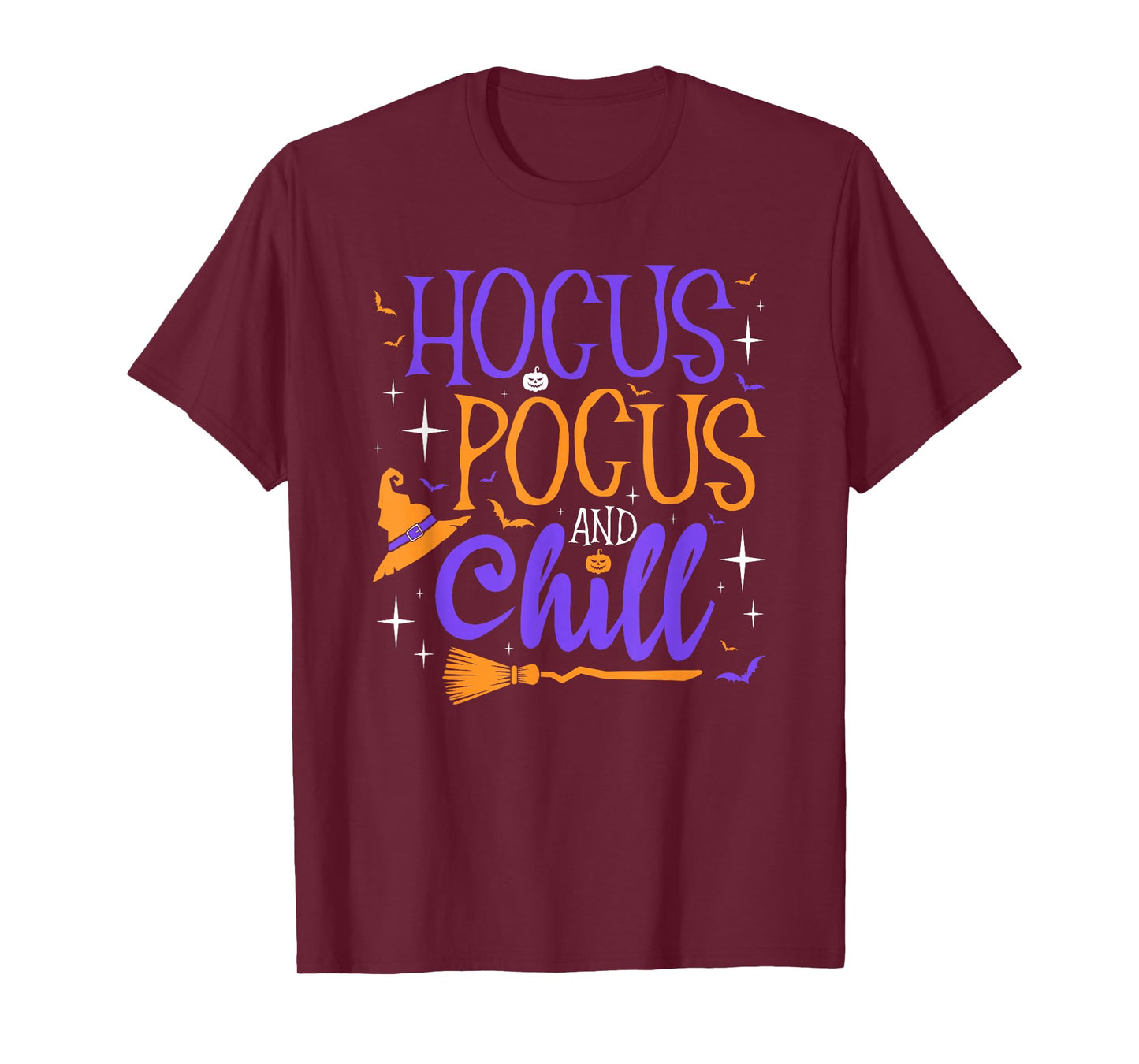 Hocus Pocus and Chill Halloween Witch T-Shirt