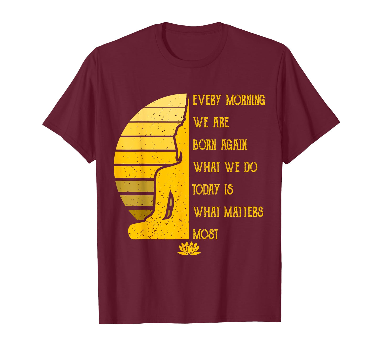 Yoga T-Shirt Meditation Buddha Gift Yoga Teacher T-Shirt