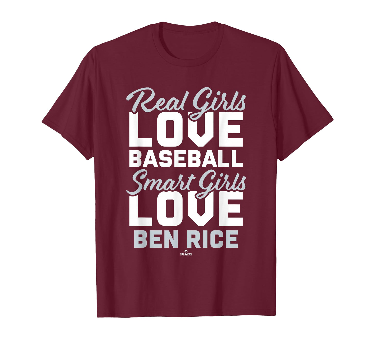 Smart Girls Love Ben Rice New York Baseball MLBPA T-Shirt