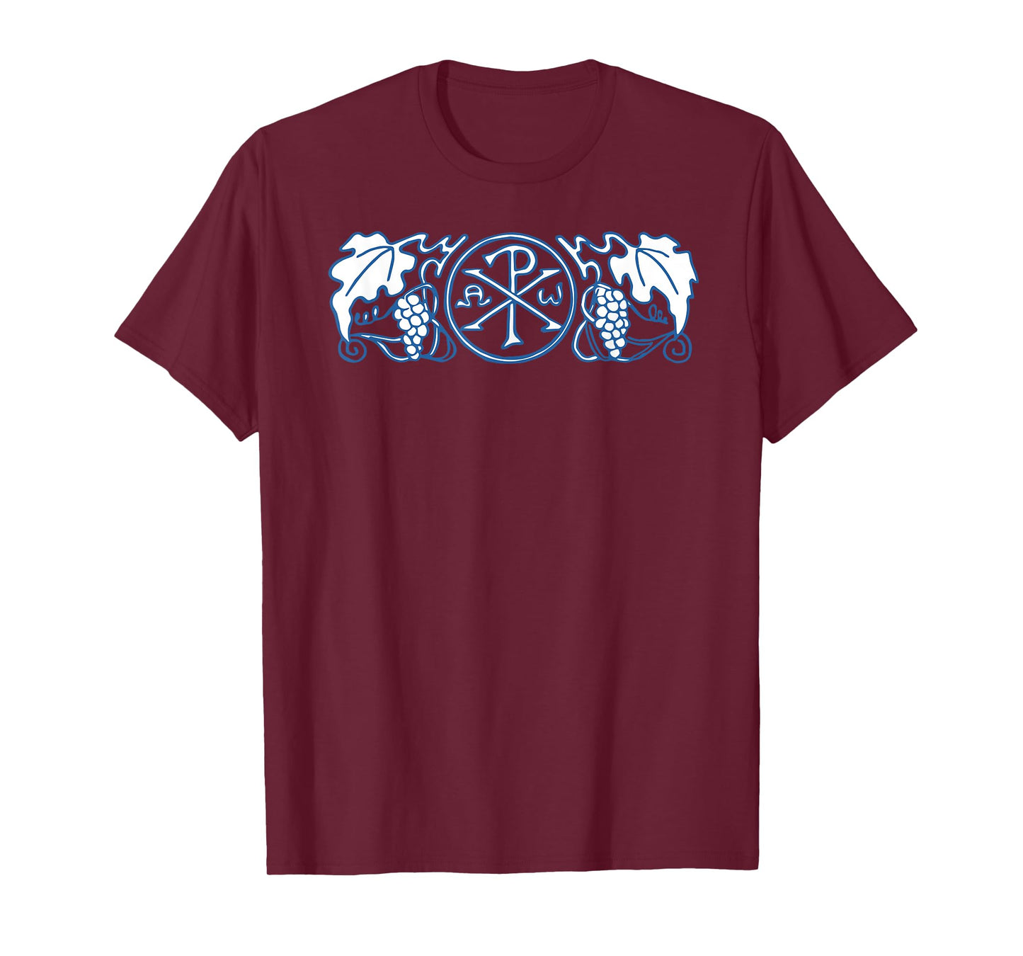 Chi-Rho Christogram Alpha and Omega Labarum Catholic Symbols T-Shirt