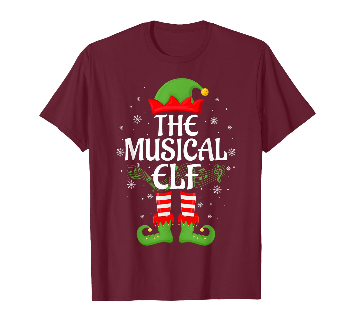 Elf Squad Xmas Matching Family Musical Elf Christmas T-Shirt