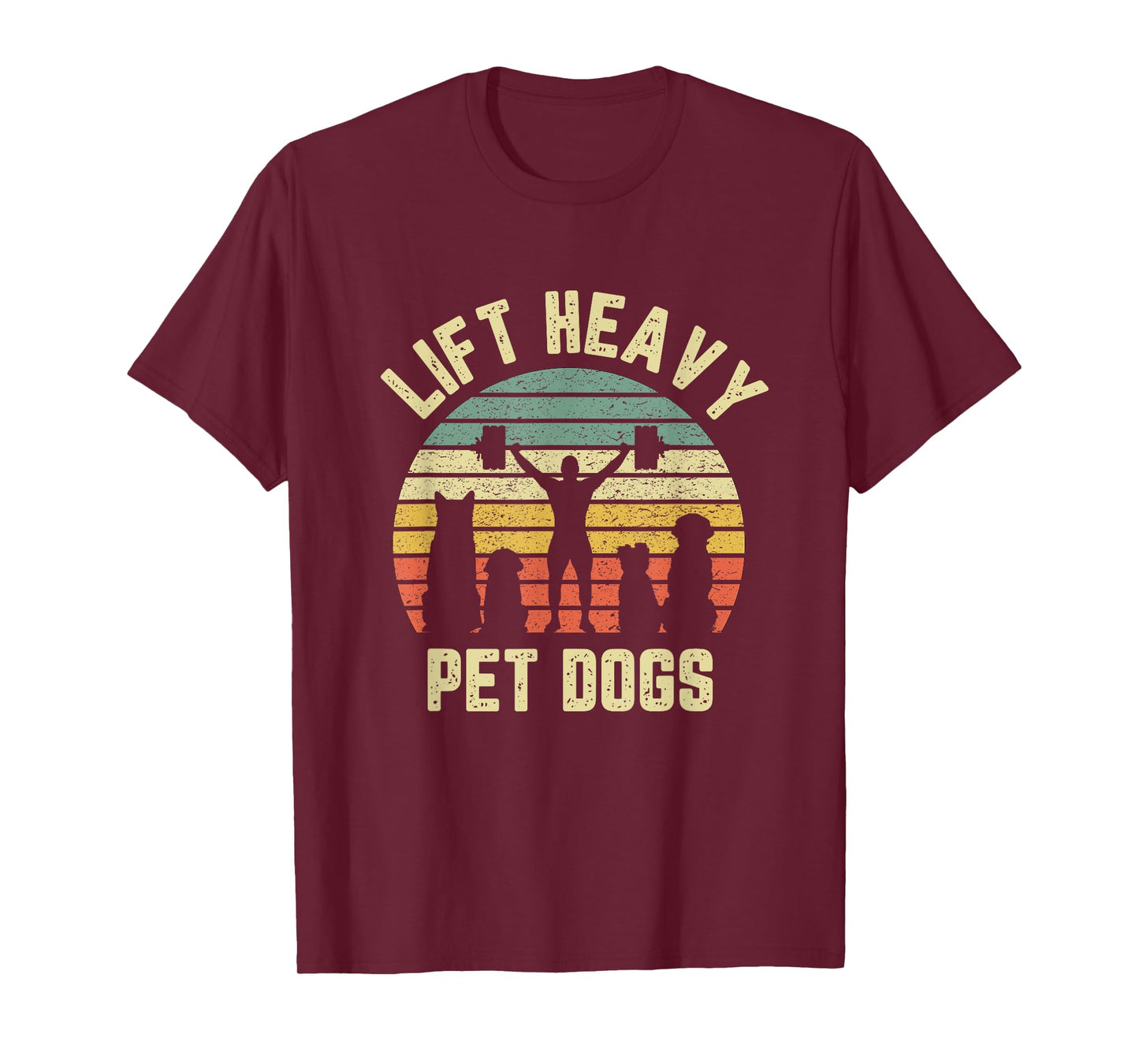 Funny Lift Heavy Pet Dogs Shirt Weightlifters Gym Fitness T-Shirt