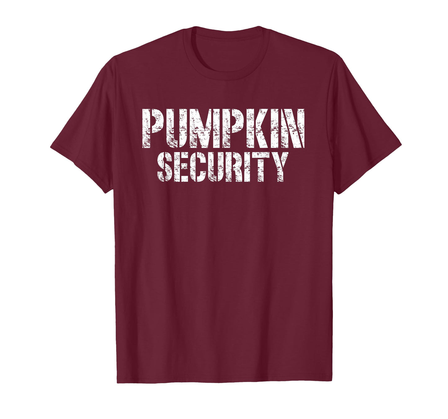 Halloween Dad Mom Daughter Adult Costume Pumpkin Security T-Shirt