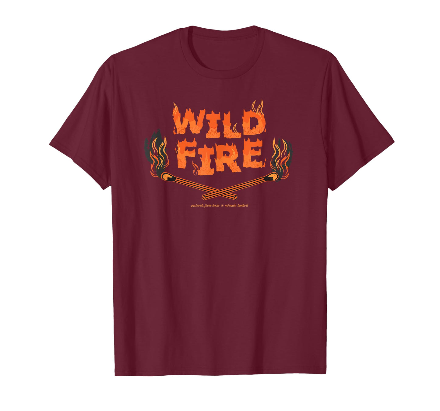 Miranda Lambert Wildfire Postcards From Texas T-Shirt