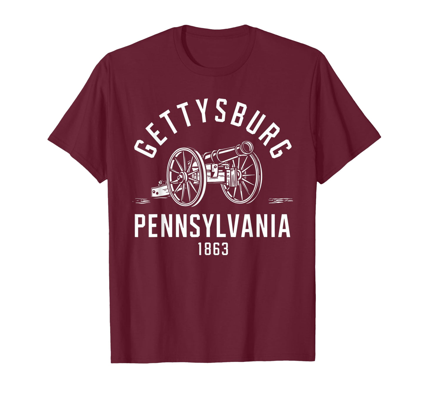 Gettysburg Pennsylvania 1863 Battlefield war civil history T-Shirt