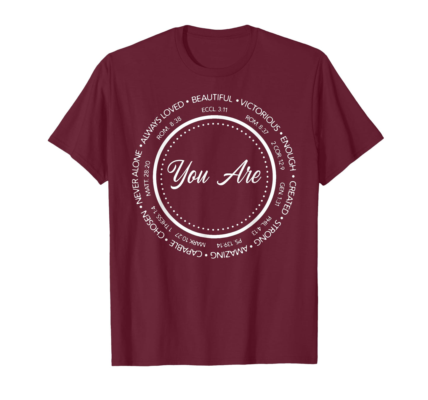 You Are Beautiful Bible Verse Christian Religious Men Women T-Shirt