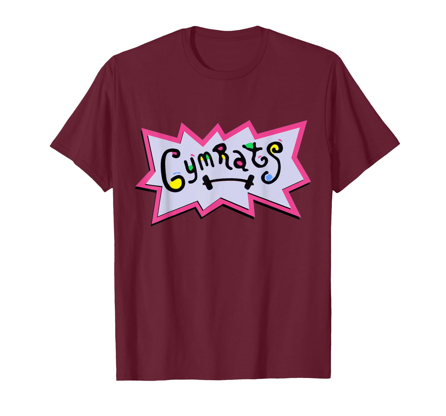 Gymrats Gym Rat Lifting Retro 90's T-Shirt