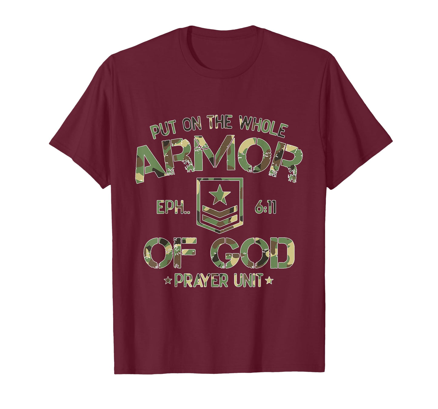 Draw on God's Ephesians' spiritual armour T-Shirt