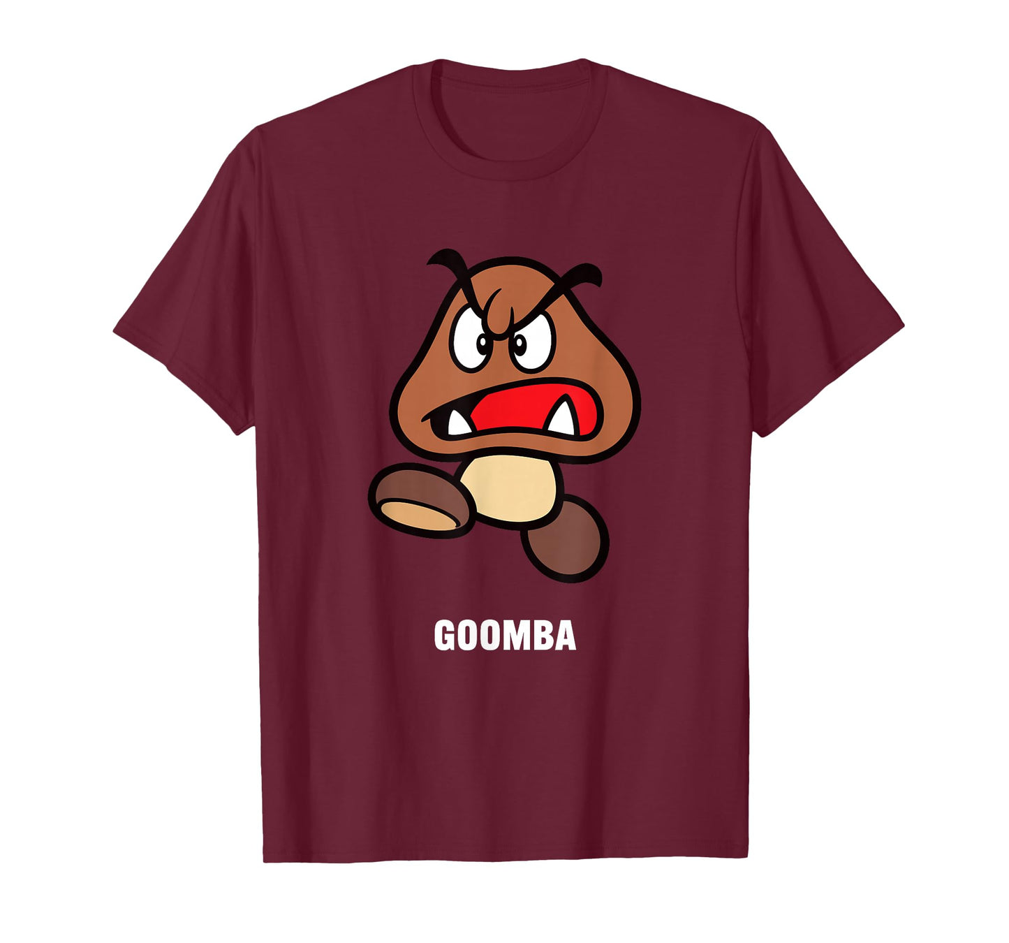 Super Mario Bros Goomba Run Center Icon T-Shirt
