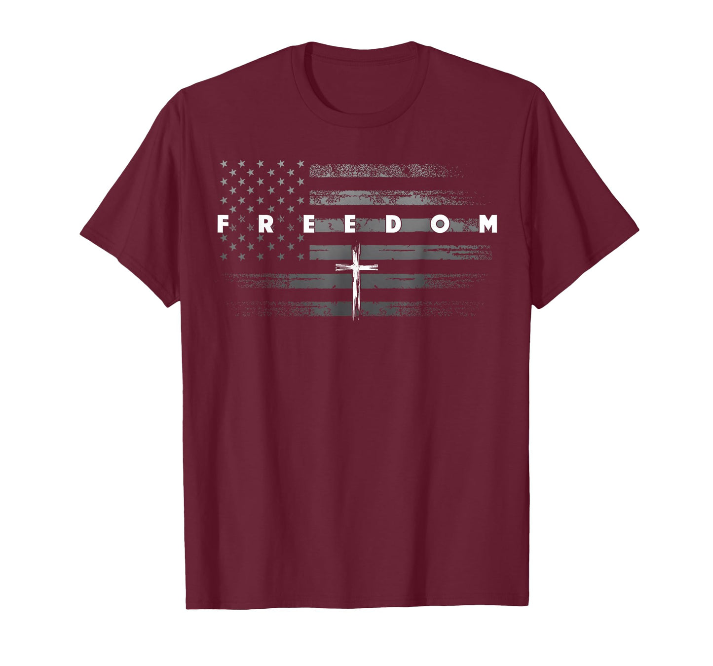 Freedom Vintage America Flag T-Shirt