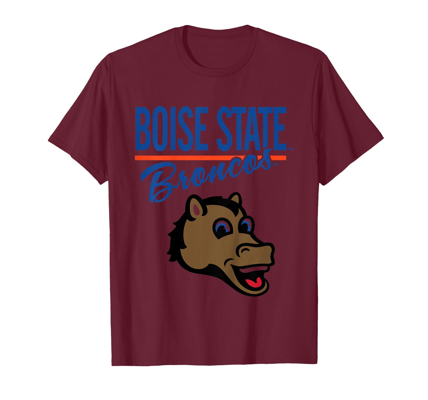 Kids Boise State Broncos Kid's Mascot White Officially Licensed T-Shirt