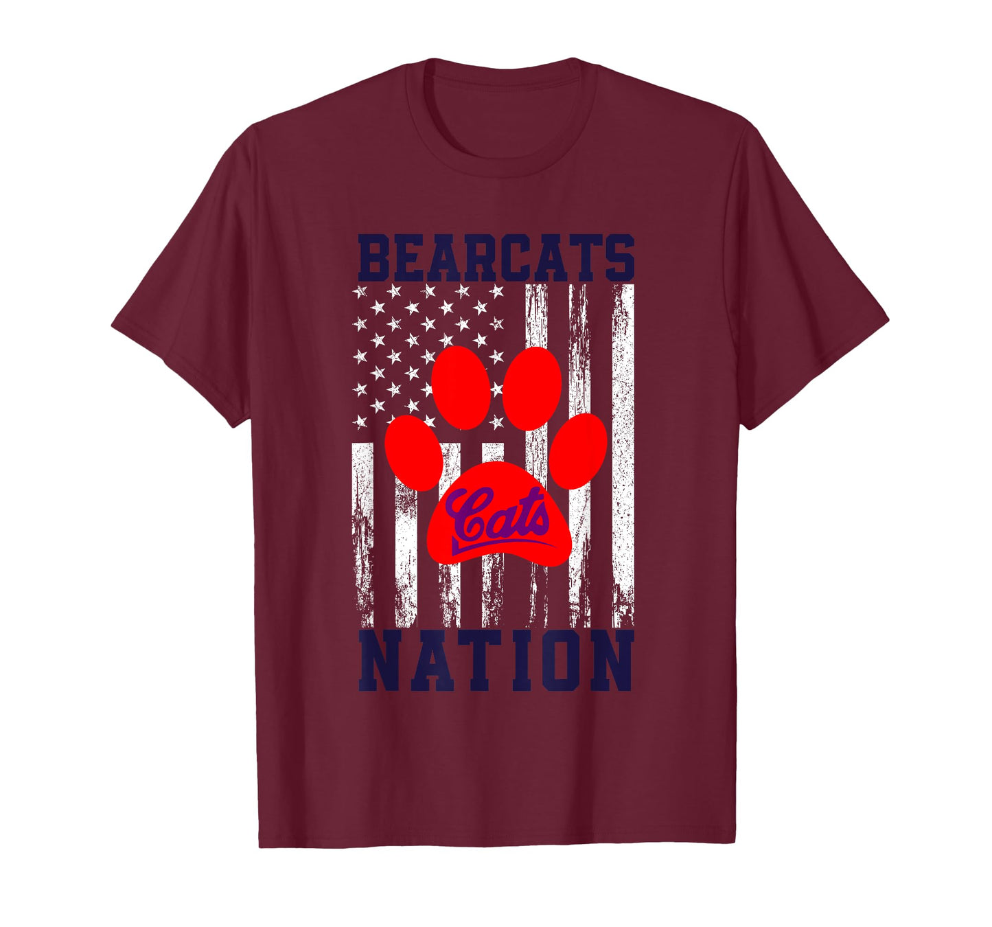 Huntingdon Area Bearcats Logo Nation HS T-Shirt