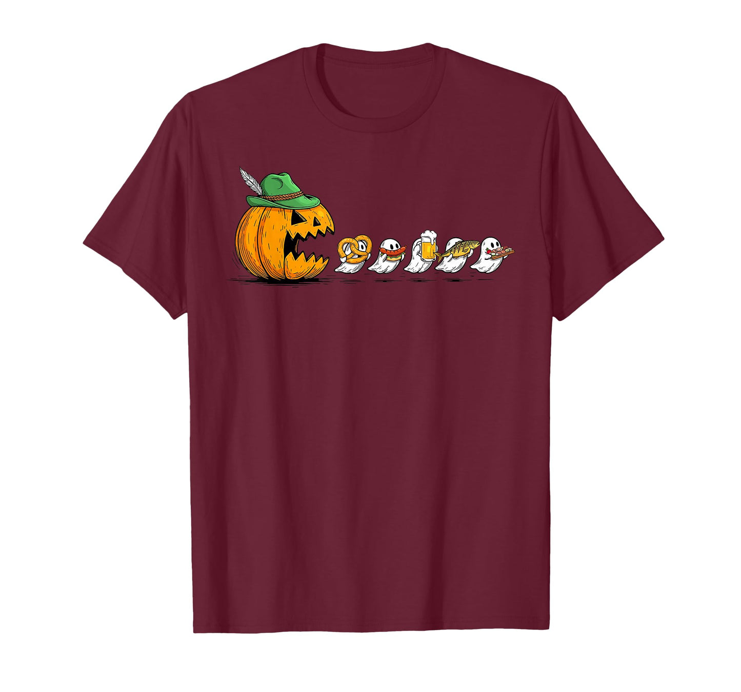 Chasing Ghost Oktoberfest Funny Beer Halloween T-Shirt