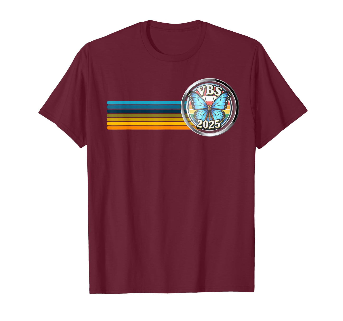 VBS 2025 Magnified Vacation Bible School Butterfly VBS Team T-Shirt