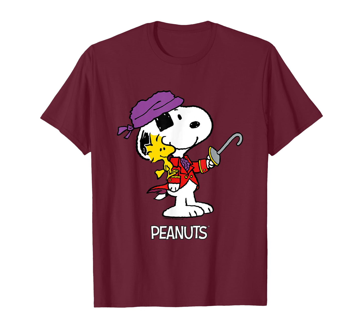 Peanuts Halloween Pirate Snoopy & Woodstock T-Shirt