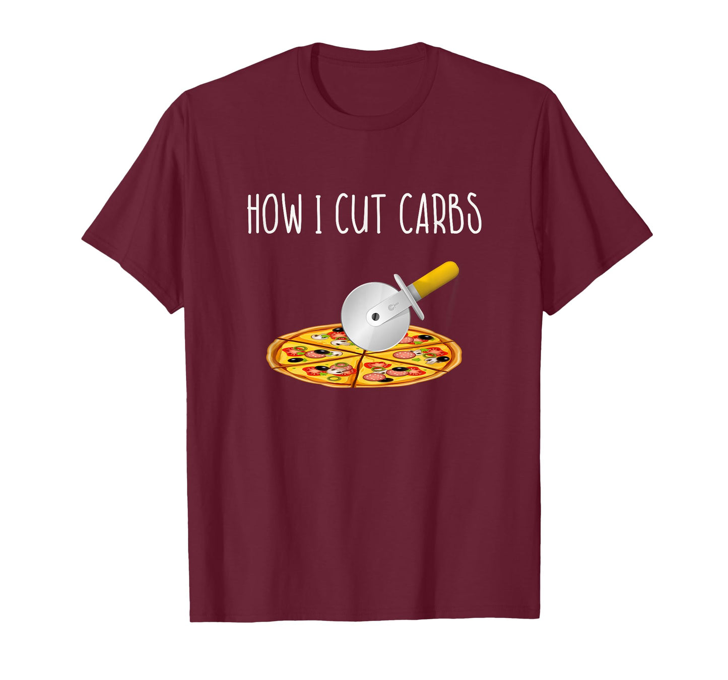 This is How I Cut Carbs Shirt - Pizza Cutter T-Shirt at Gym T-Shirt