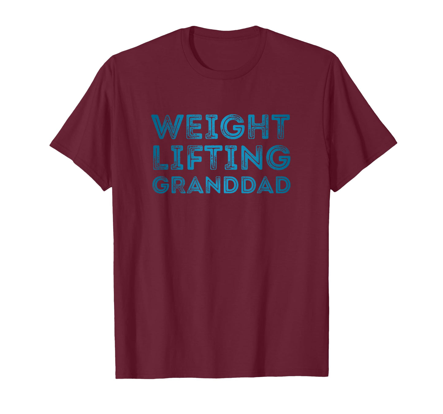 Weight Lifting Granddad Grandfather Gym Workout Training T-Shirt