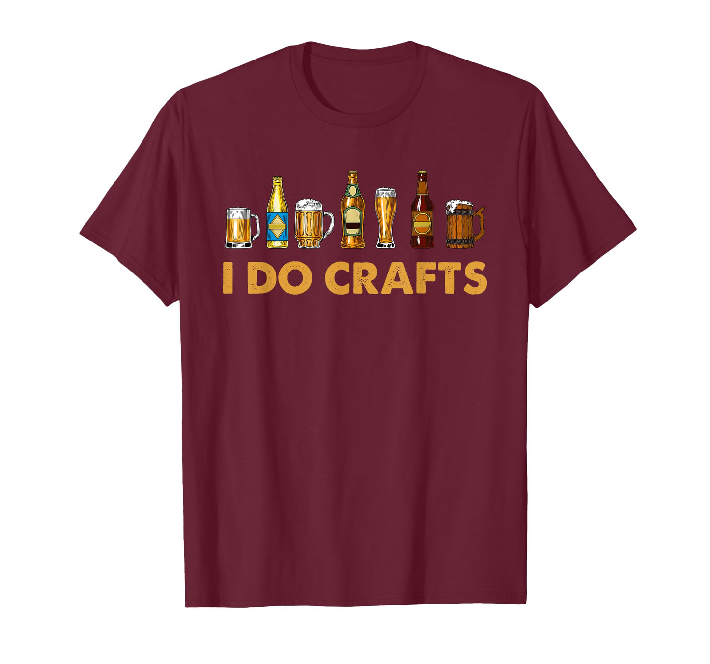 Craft Beer Vintage I Do Crafts Home Brewing Art T-Shirt