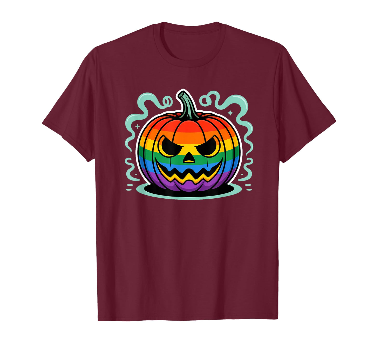 Rainbow Witch Hat LGBTQ Halloween T-Shirt
