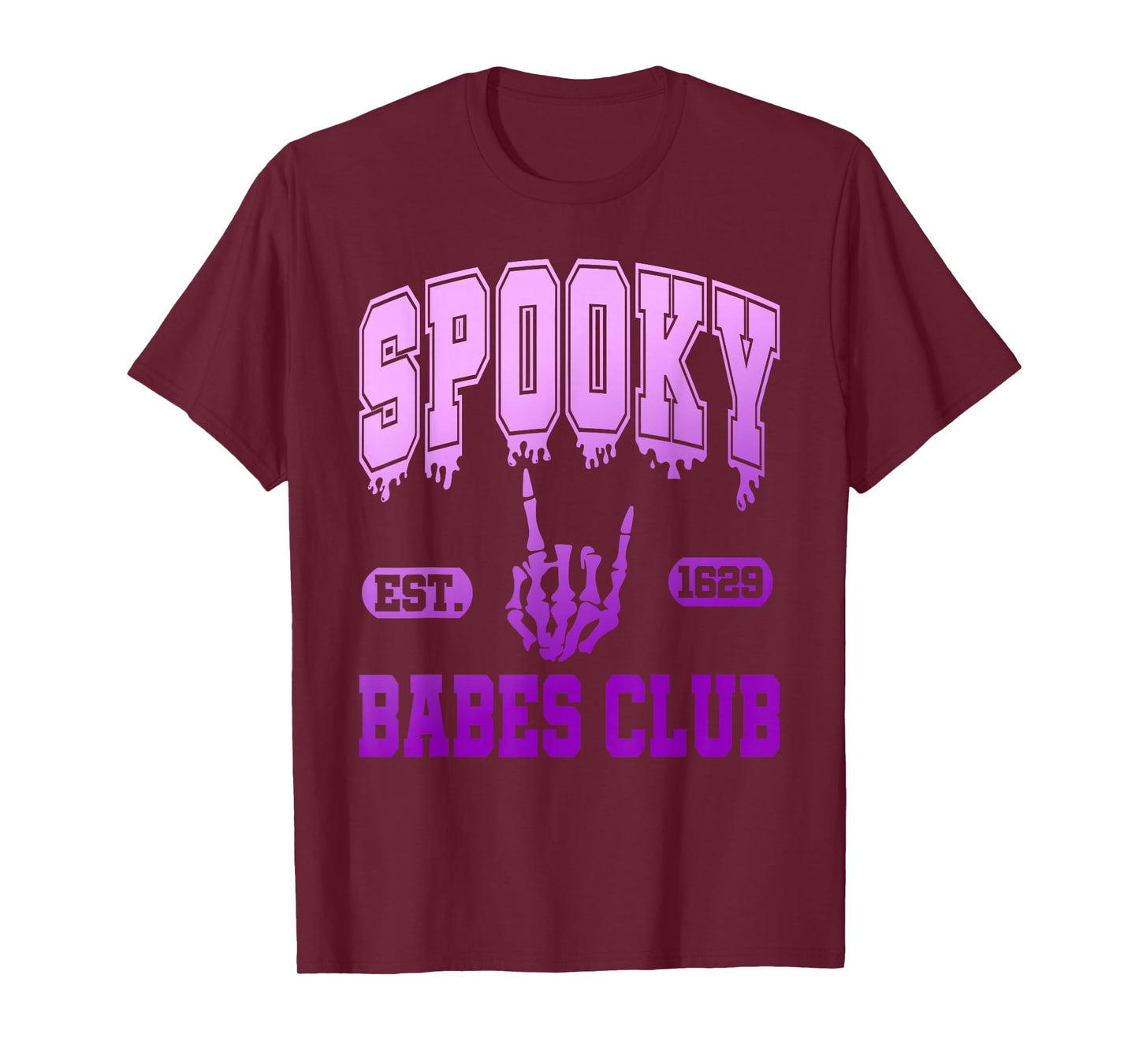Spooky EST. 1629 Babes Club, Retro, Goth T-Shirt