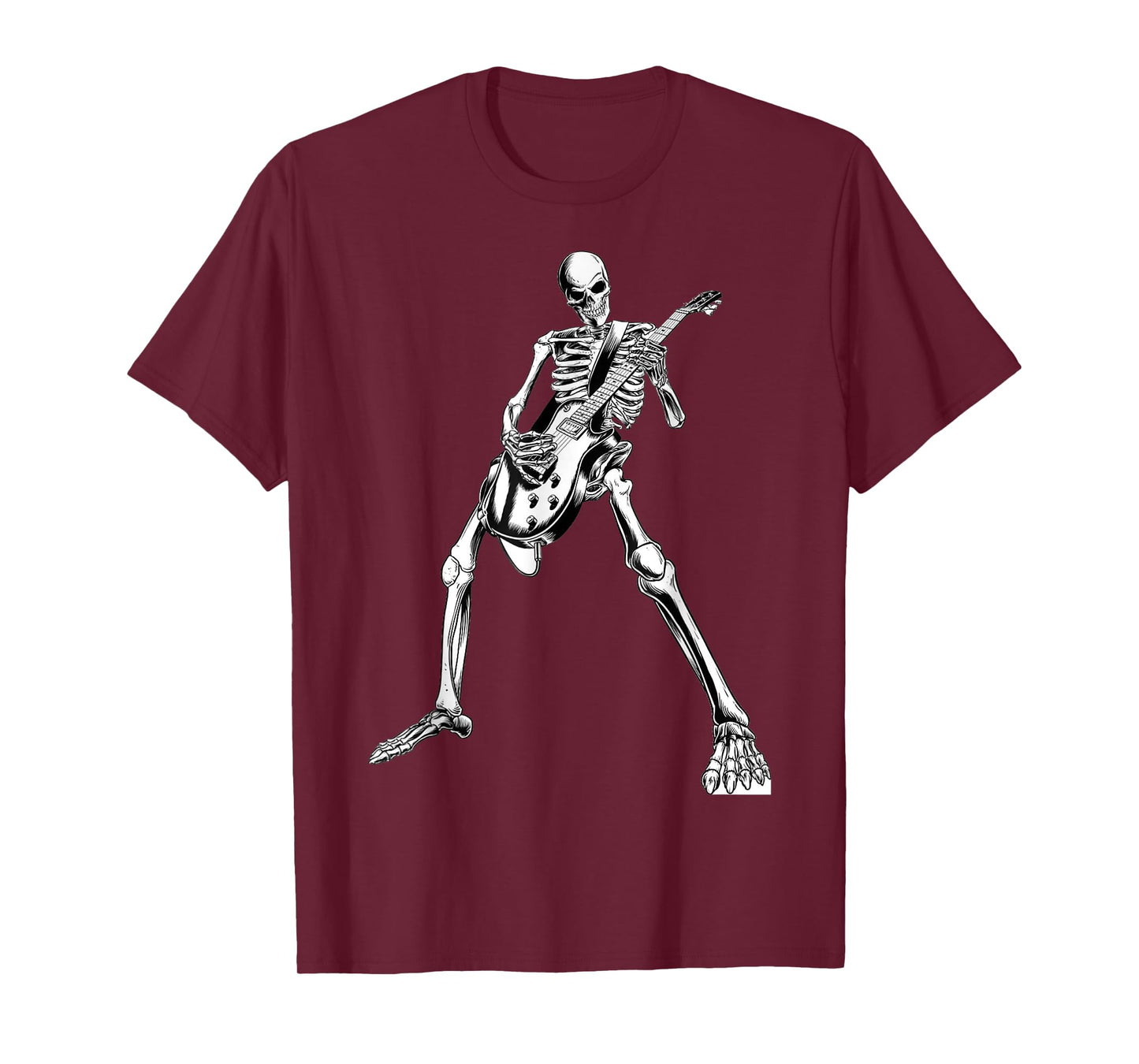 Skeleton playing guitar electric Acoustic Classical T-Shirt