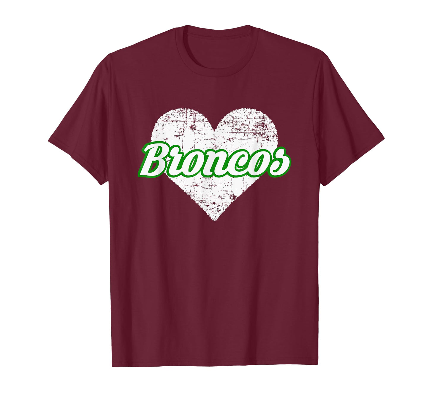 Blackfoot Broncos Over Heart T-Shirt