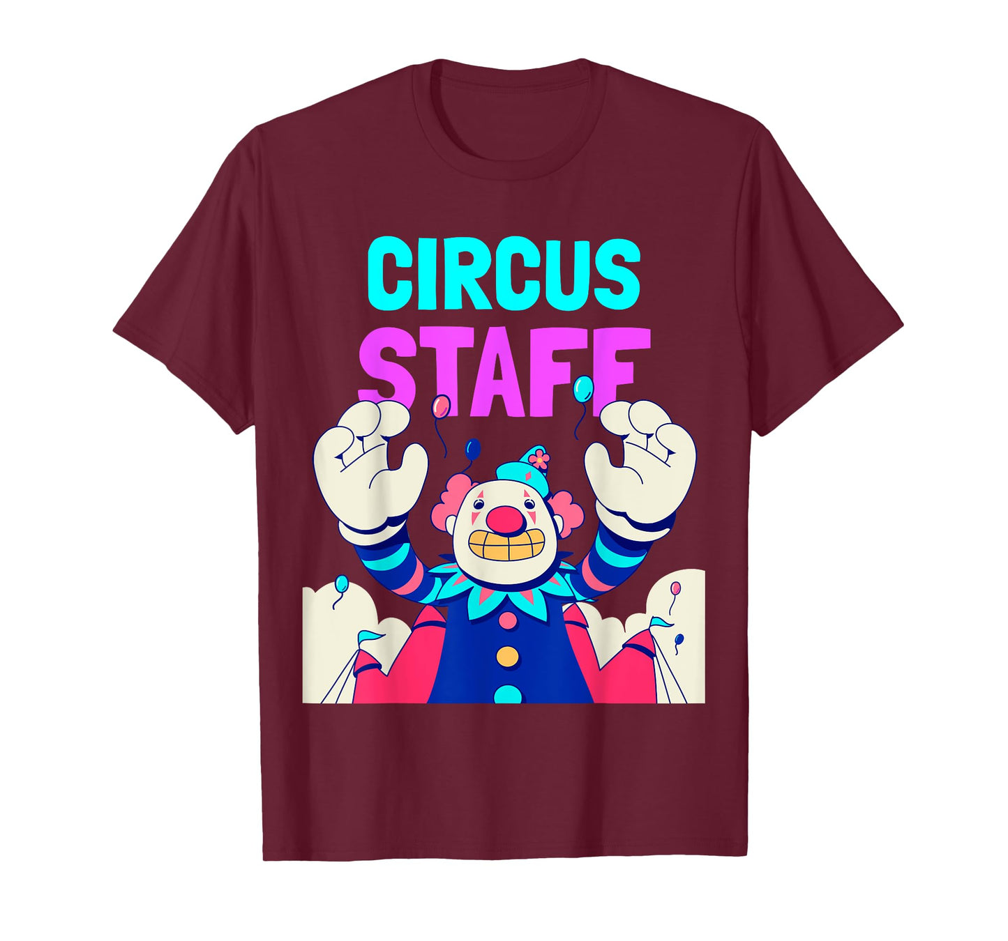Circus Staff Funny Clown Costume Circus T-Shirt
