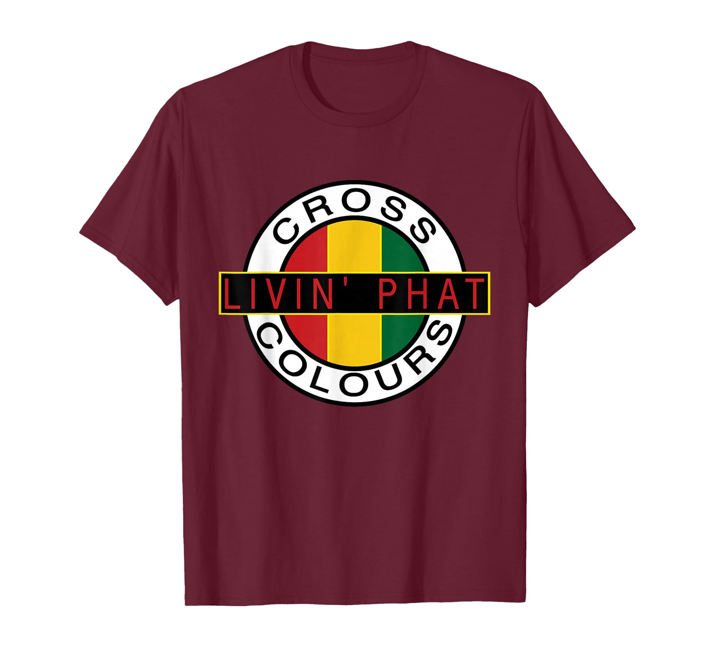 CROSS COLOURS | Retro Graphic 1990's Vintage Unisex-Adult T-Shirt