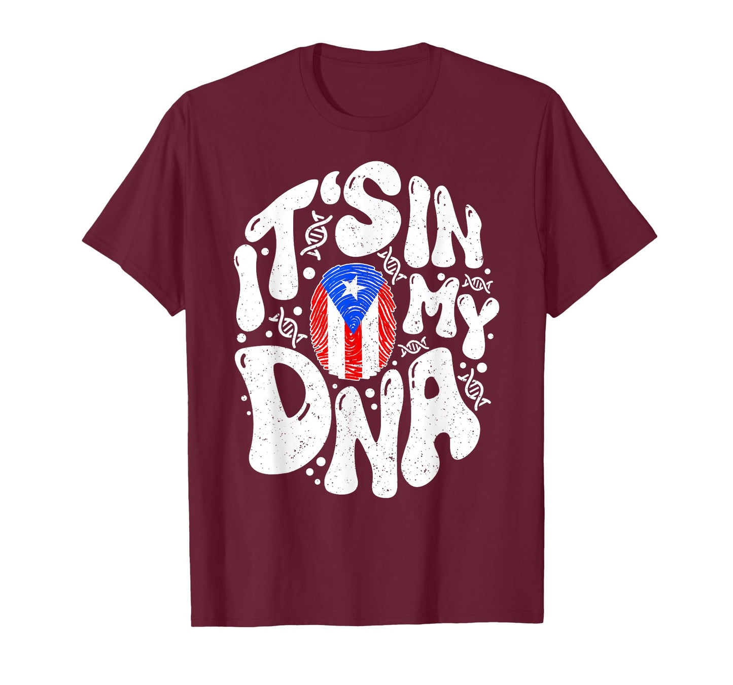 Puerto Rican It's In My DNA Puerto Rico Flag Pride Boricua T-Shirt