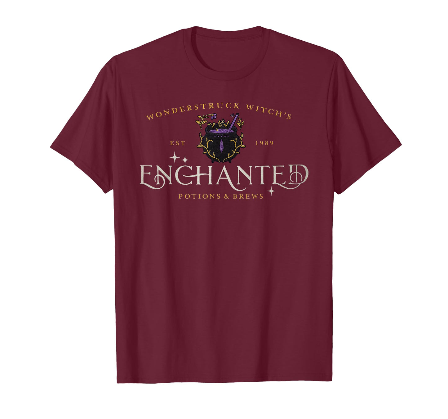 Enchanted Potions & Brews wonderstruck Witch Retro Fall T-Shirt