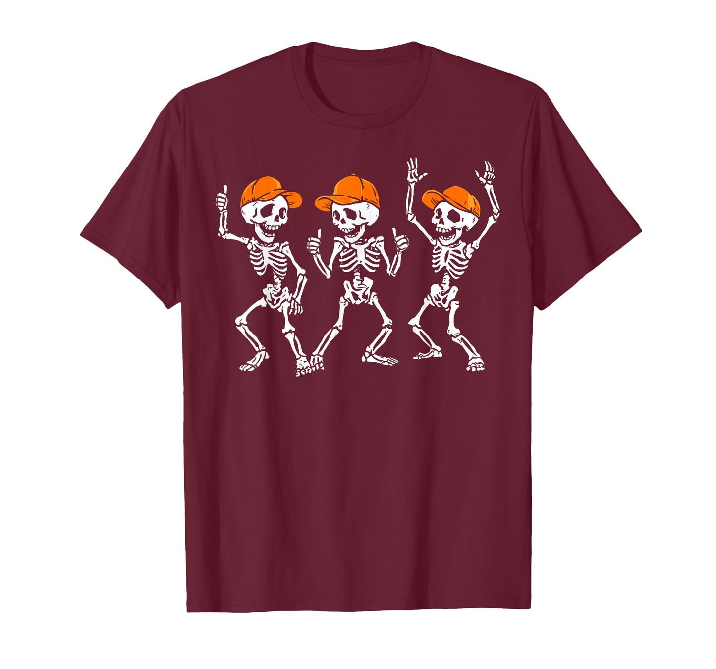 Funny Cute Dancing Skeleton Halloween Boys Kids Toddlers T-Shirt