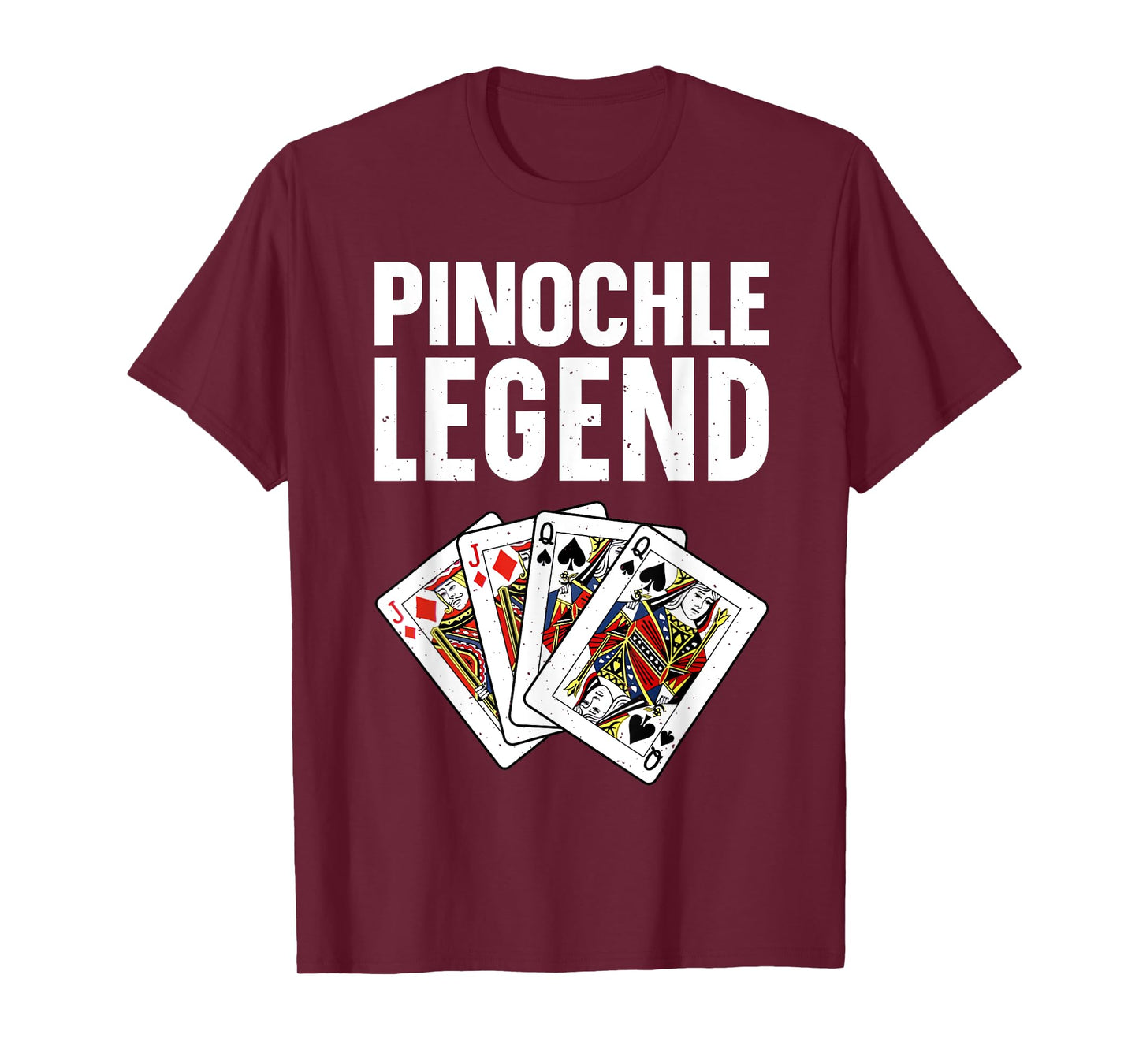 Funny Pinochle Art For Men Women Card Game Pinochle Players T-Shirt