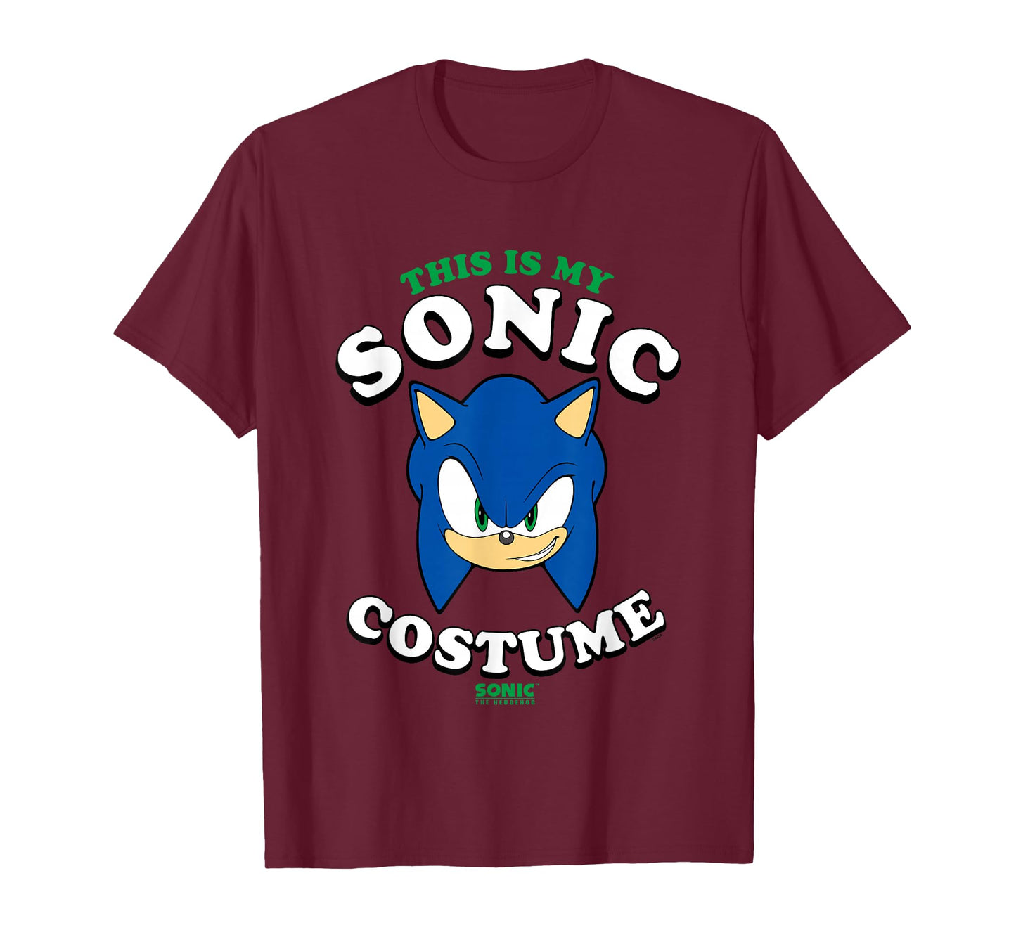 Sonic The Hedgehog Halloween This Is My Sonic Costume T-Shirt