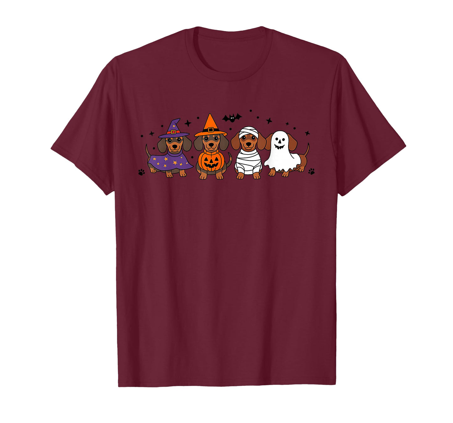 Halloween Dachshund Dogs Funny Costume Spooky T-Shirt