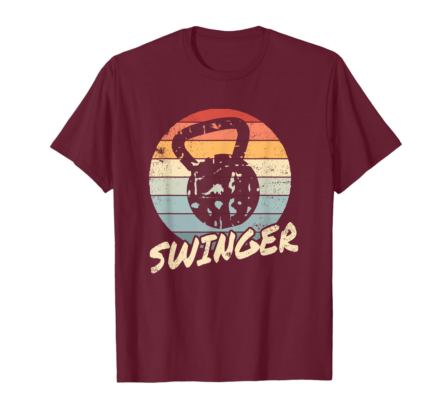 Funny Kettlebell Swinger Workout Gym Bodybuilder Fitness T-Shirt